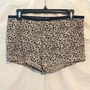 Jasmine & Ginger - Leopard Print Pajama Shorts - (8/XL)